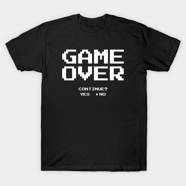 Game Over Gamer T-Shirt by Live.Good